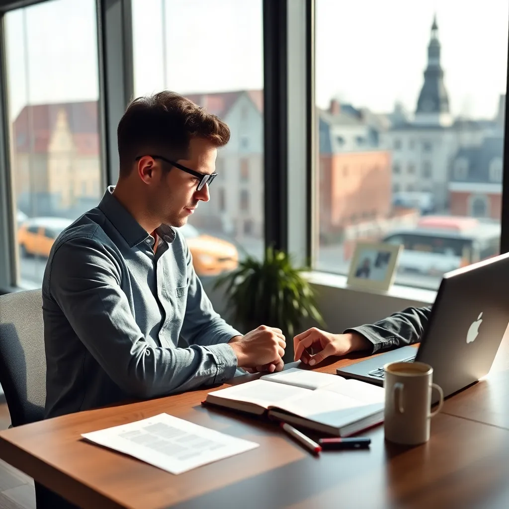 Nederlandse managers nemen deel aan een besluitvormingstraining in een moderne vergaderruimte